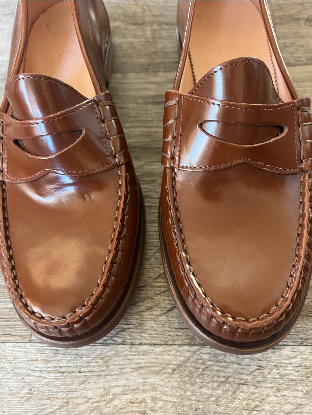 J. Crew Winona Penny Loafer in Brown - Picture 6 of 7